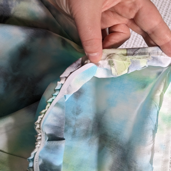 Hand Crafted Tie Dye Bottom Front Strapless Top - Picture 6 of 6